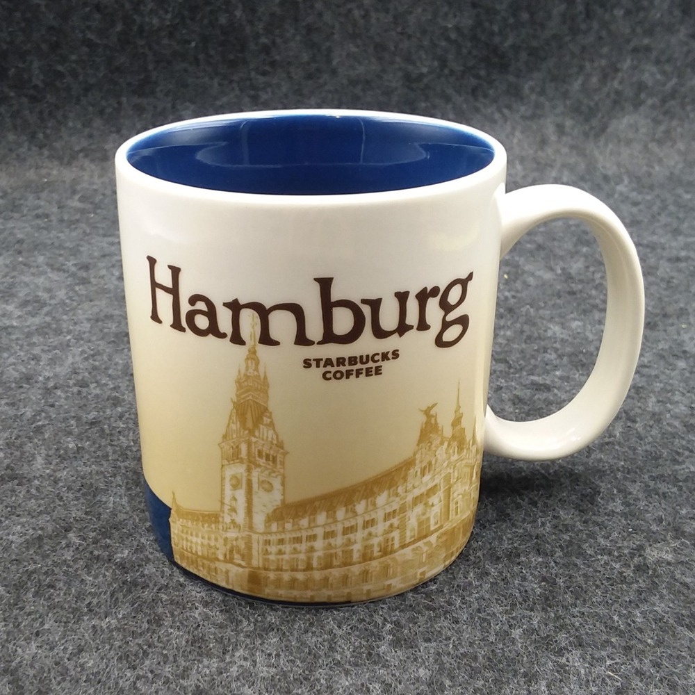 Starbucks Hamburg 2012 Global Icon Collector Series Coffee Mug Cup Germany 16 oz